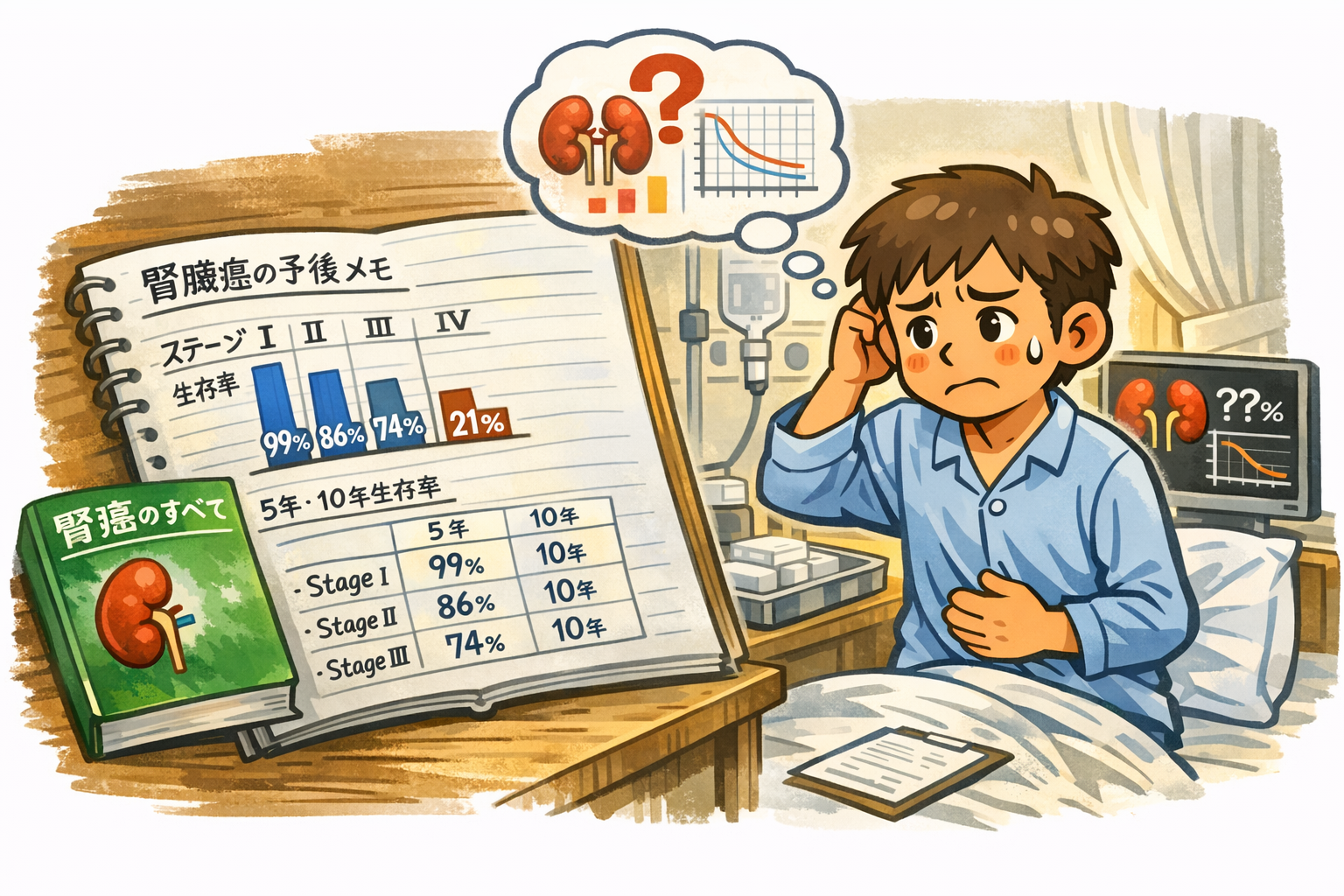 腎臓癌の種類と予後